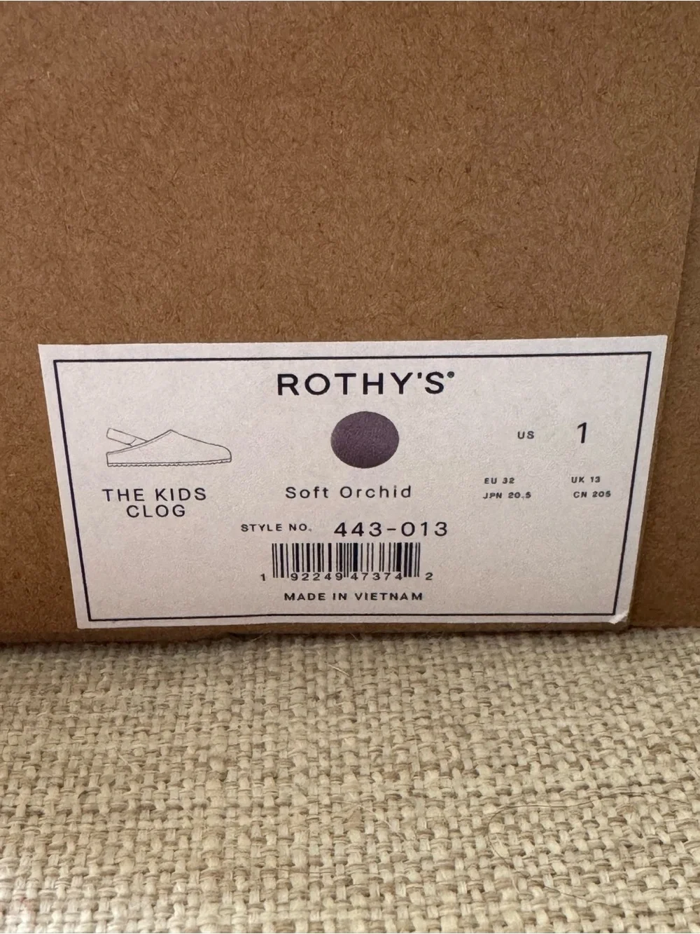 Rothy's The Kids Clog- Slip-On Slingback clogs - Soft Orchid